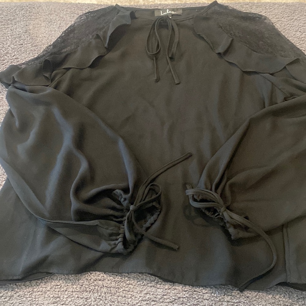 Black blouse from Lulus. Size large